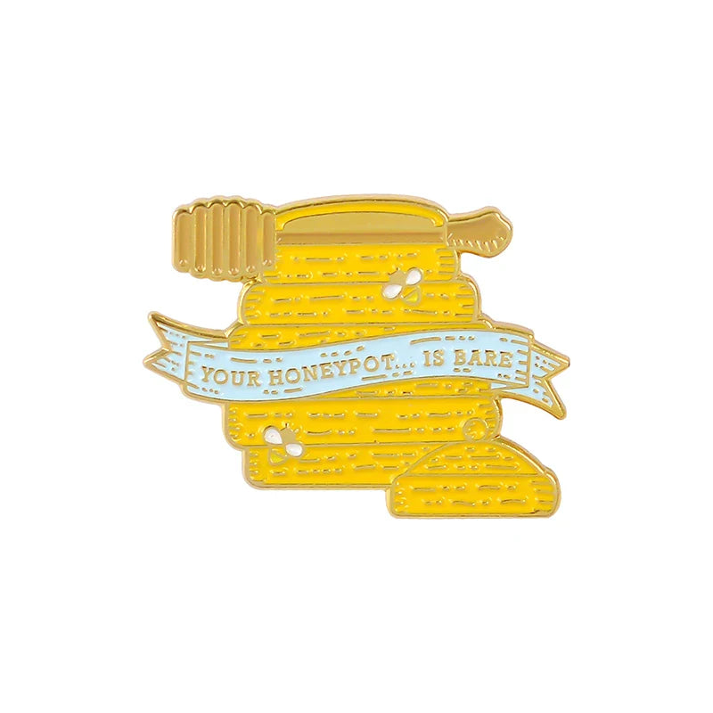 Bee Set Homophonic Be Kind Save Bee Enamel Pins Brooches Bag Clothes Lapel Pin Pink Blue Round Badge Honey Bee Jewelry Gifts