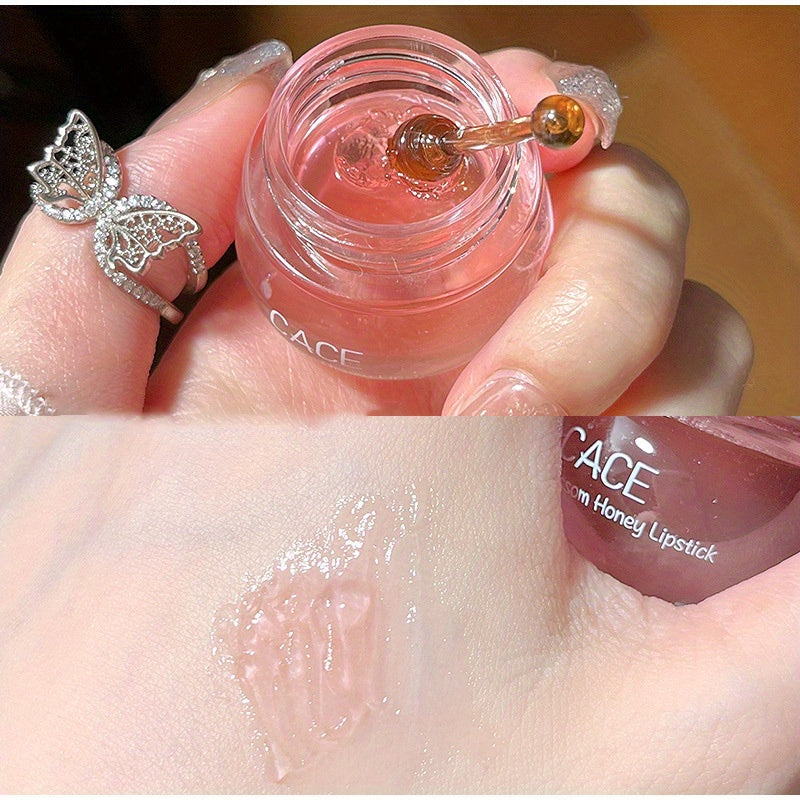 Rose Cherry Honey Peach Lip Gloss - Hydrating and Nourishing Lip Mask for Unisex with Lightening Effect - Moisturizing and Soothing Lip Balm for All Skin Types, Perfect Valentines Day Gift