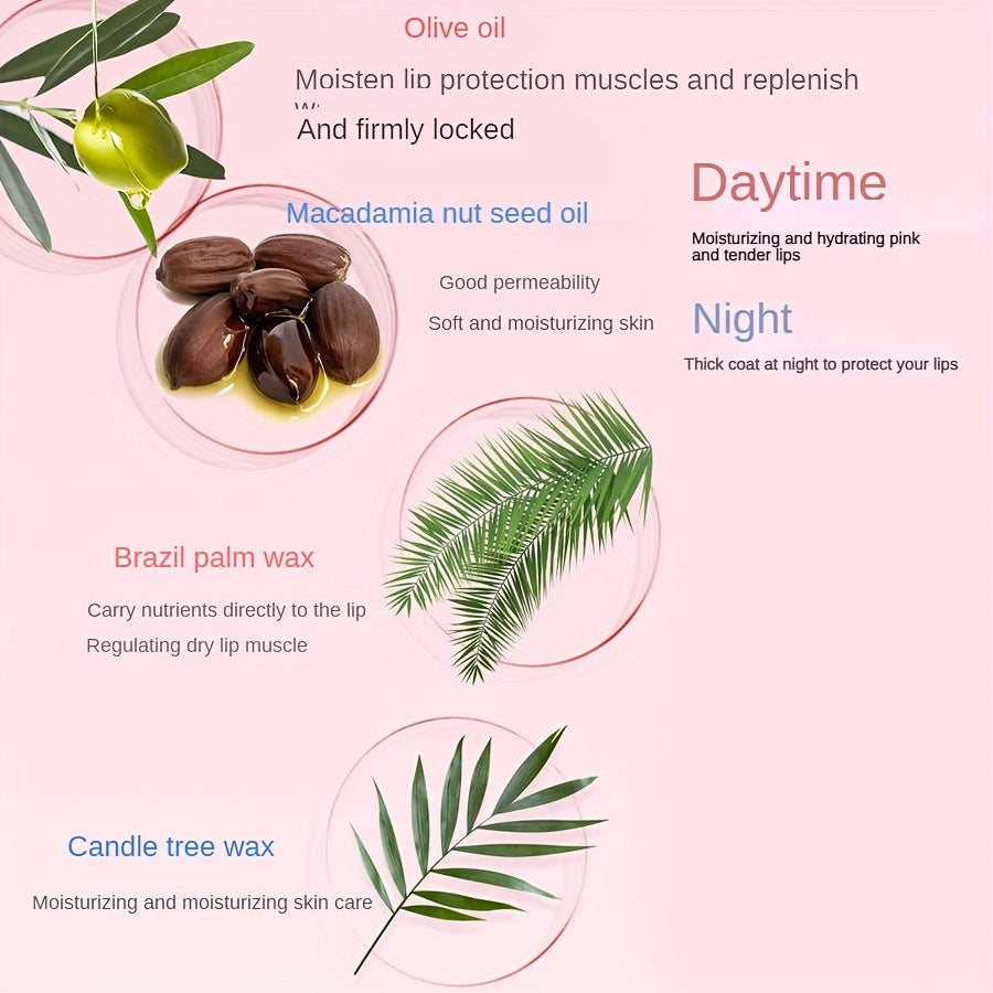 2pcs lip balm gift set, Plant Extract Moisturizing Soft Lip Mask Small Honey Pot Blueberry, Red Pomegranate Lip Mask Set lip gloss,party supplies gifts, souvenir gifts, long-lasting moisturizing and nourishing lip mask, gift