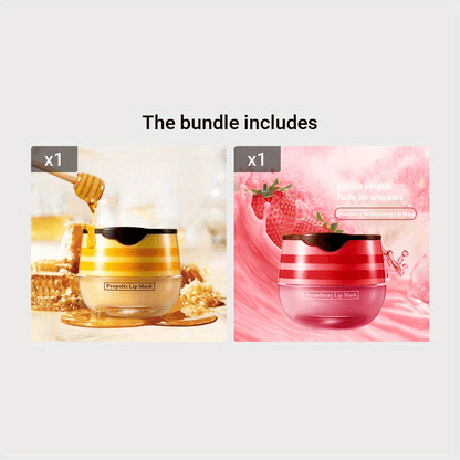 Bee Balm, Lip Balm Honey Pot, Smoothing Lip Lines, Hydrating And Moisturizing Dry And Cracked Lip Valentine's Day Gifts