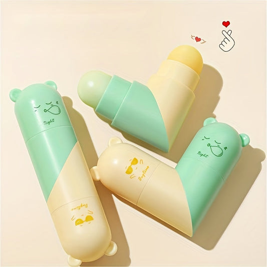 2-in-1 Moisturizing Lip Balm (4.6g Total: 2.3g Day & 2.3g Night): Daytime Primer With Fruit Scent, Avocado & Olive Oil, Honey - Enriched With Vitamin E, Hyaluronic Acid, And Licorice Root Extract With Plant Squalane