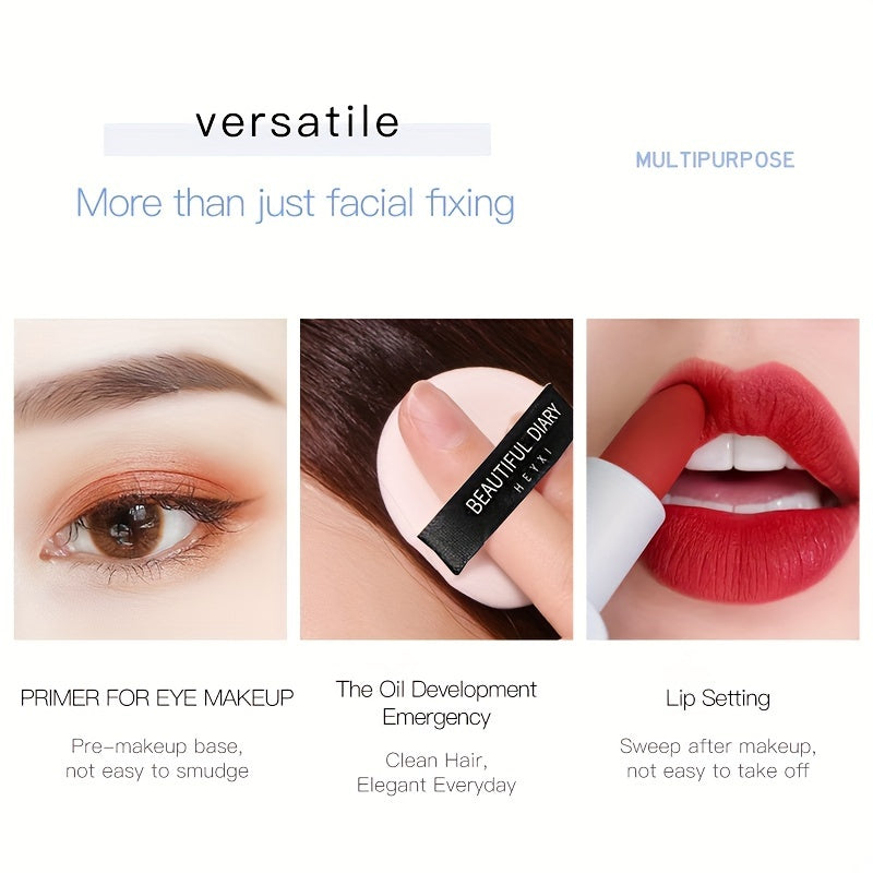 HEYXI Han Yuanxi Air Makeup Powder Loose Powder Honey Powder Oil Control Capacity Concealer Waterproof Sweat-proof Makeup Valentine's Day Gift