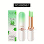 Nutritious Aloe Vera Honey Peach Strawberry Fruity Flavor Lipstick, Long Lasting Lip Balm For Moisturizing And Color Changing Lip Gloss Valentine's Day Gifts Contain Plant Squalane, Perfect Christmas Gift For Women.