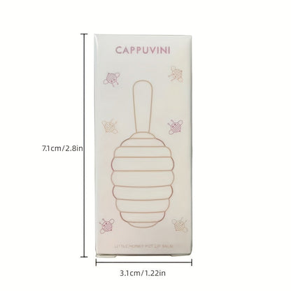 Honey Jar Lip Oil, Honey Lip Care Oil Lipstick Peach Flavor, Long Lasting Moisturizing Sleep Lip Mask For Lip Daily Care With Plant Squalane