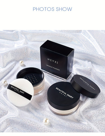 HEYXI Han Yuanxi Air Makeup Powder Loose Powder Honey Powder Oil Control Capacity Concealer Waterproof Sweat-proof Makeup Valentine's Day Gift