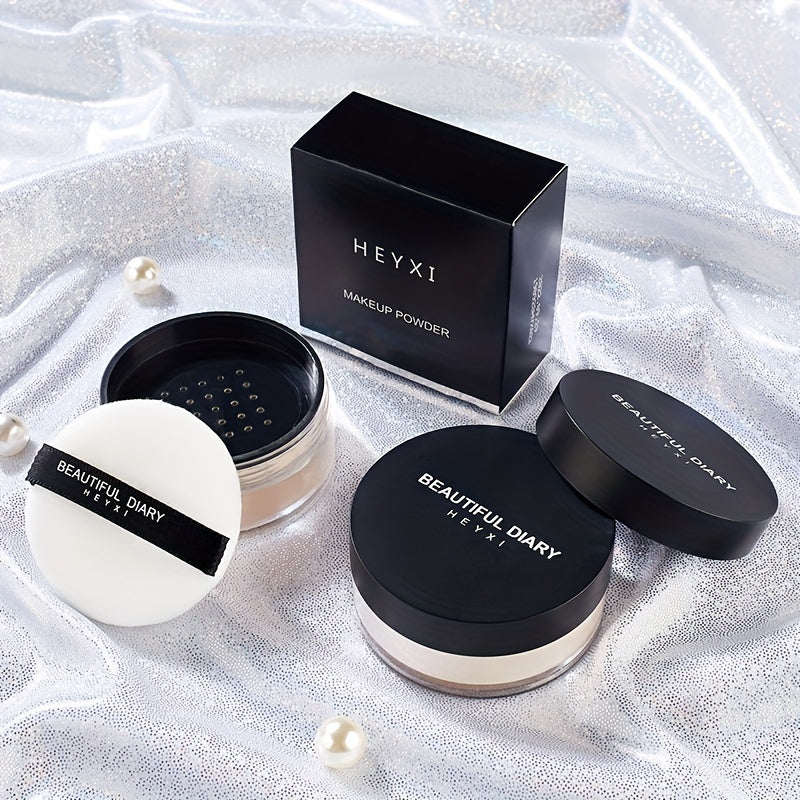 HEYXI Han Yuanxi Air Makeup Powder Loose Powder Honey Powder Oil Control Capacity Concealer Waterproof Sweat-proof Makeup Valentine's Day Gift