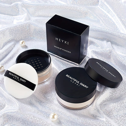 HEYXI Han Yuanxi Air Makeup Powder Loose Powder Honey Powder Oil Control Capacity Concealer Waterproof Sweat-proof Makeup Valentine's Day Gift