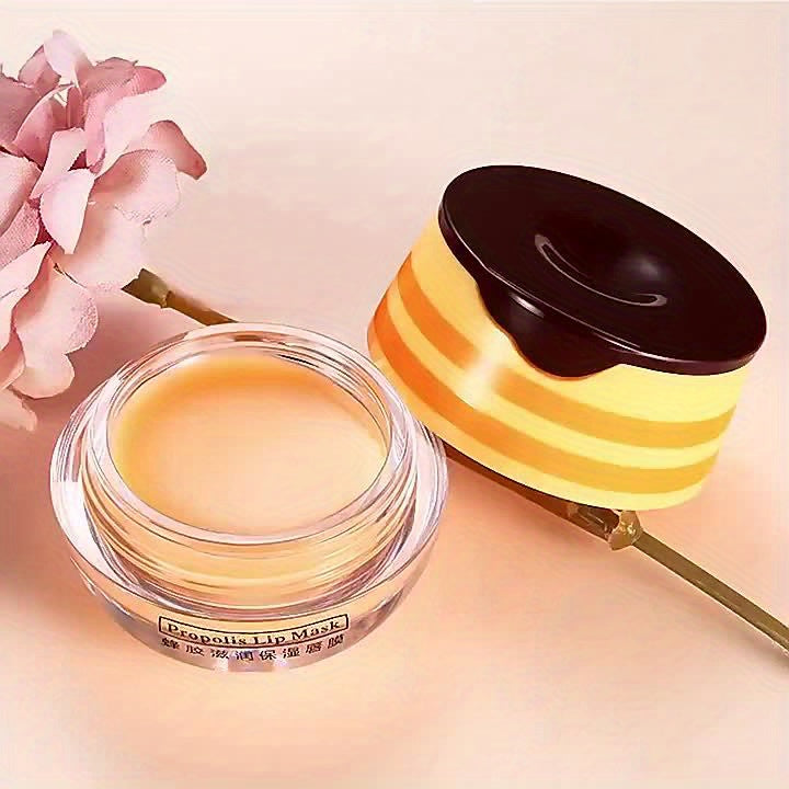 Bee Balm, Lip Balm Honey Pot, Smoothing Lip Lines, Hydrating And Moisturizing Dry And Cracked Lip Valentine's Day Gifts