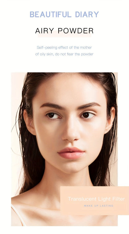 HEYXI Han Yuanxi Air Makeup Powder Loose Powder Honey Powder Oil Control Capacity Concealer Waterproof Sweat-proof Makeup Valentine's Day Gift