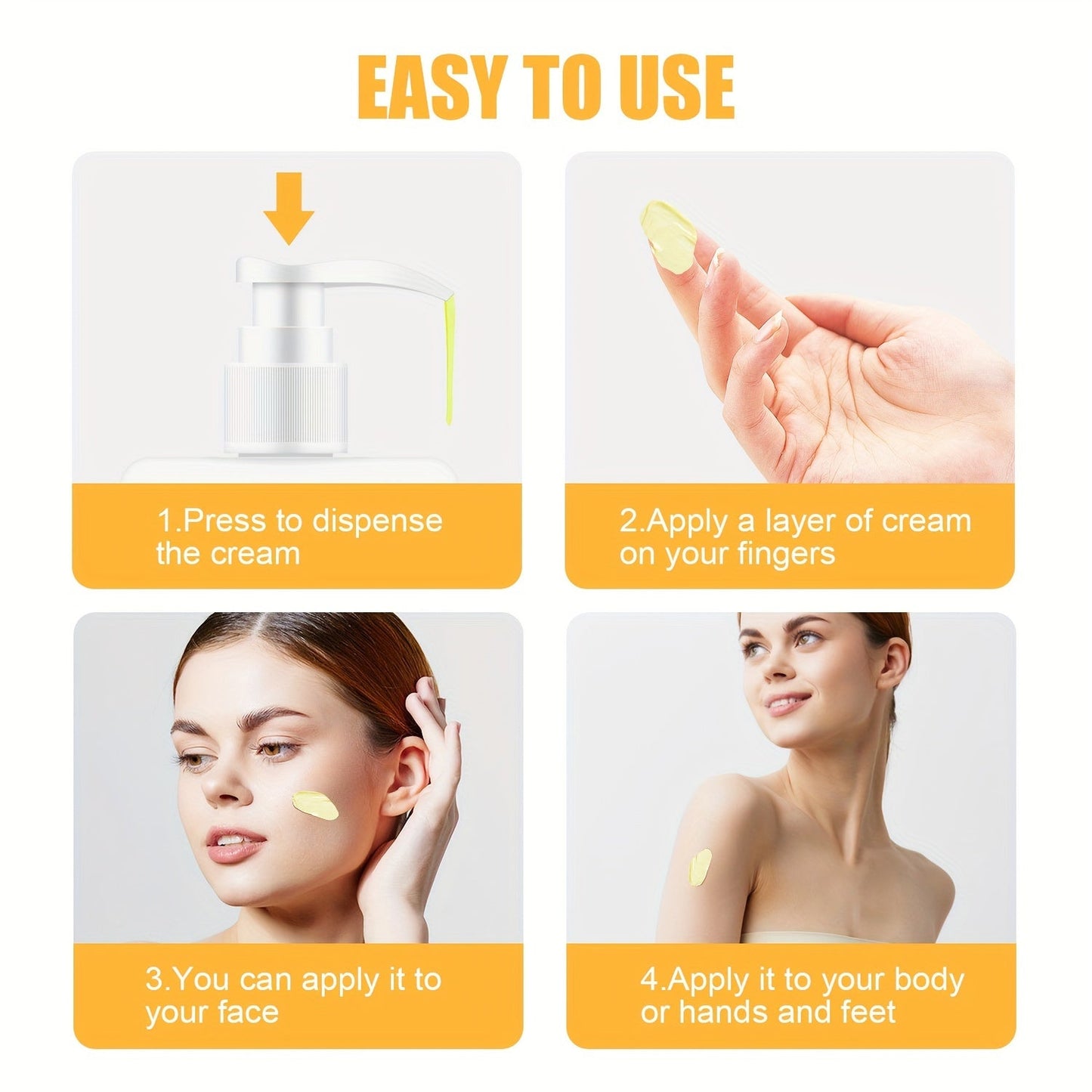 150ml Manuka Honey Nourishing Moisturizing Cream - Intense Hydration for Dry Skin, All-Day Softness - Unisex Daily Skin Care Lotion