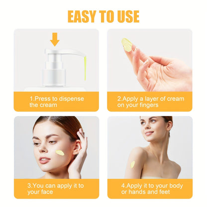 150ml Manuka Honey Nourishing Moisturizing Cream - Intense Hydration for Dry Skin, All-Day Softness - Unisex Daily Skin Care Lotion