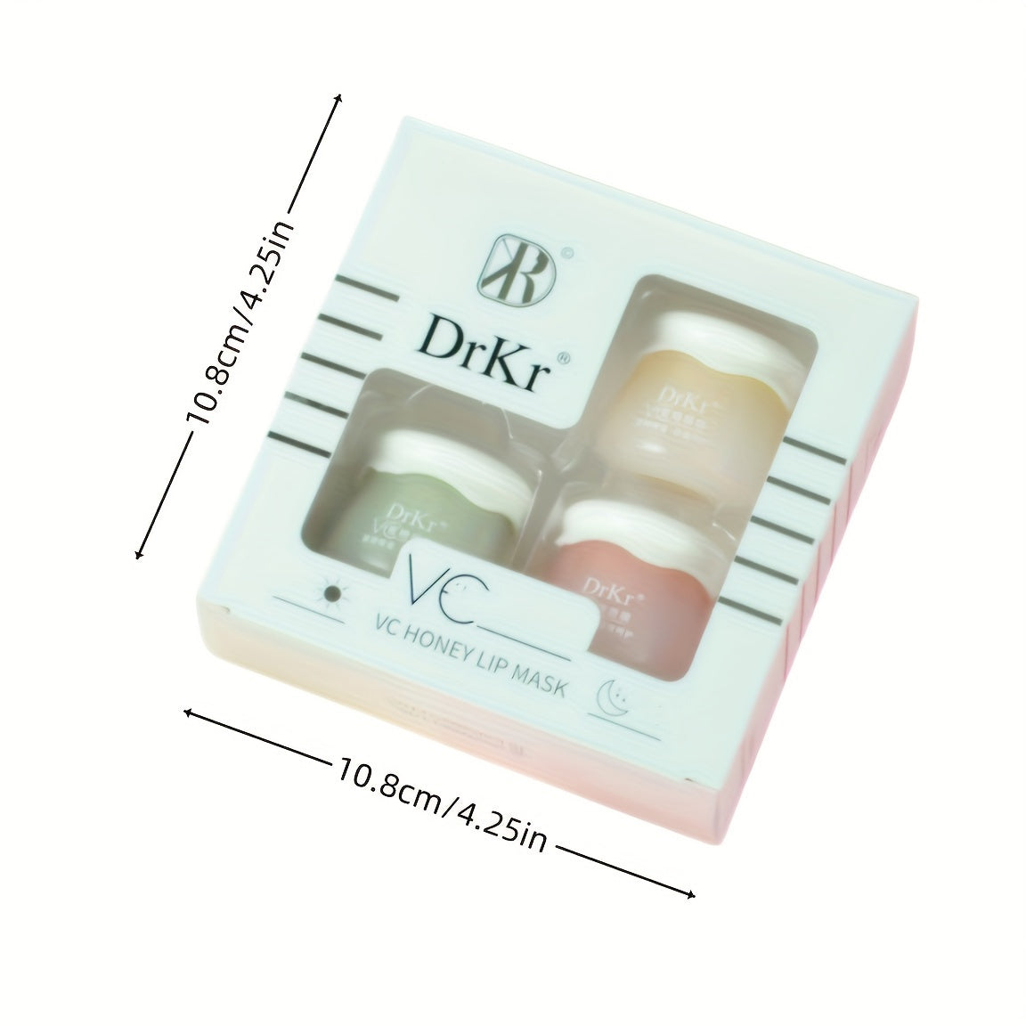 1 Box, VC Honey Lip Mask Gift Set, 3-in-1 Moisturizing Lip Care Kit, Nourishing Lip Care Lip Balm, Lip Mask Trio For Soft And Smooth Lips, Mother's Day Gifts