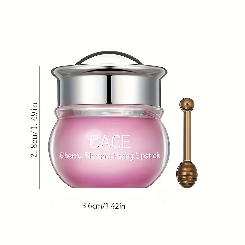 Rose Cherry Honey Peach Lip Gloss - Hydrating and Nourishing Lip Mask for Unisex with Lightening Effect - Moisturizing and Soothing Lip Balm for All Skin Types, Perfect Valentines Day Gift