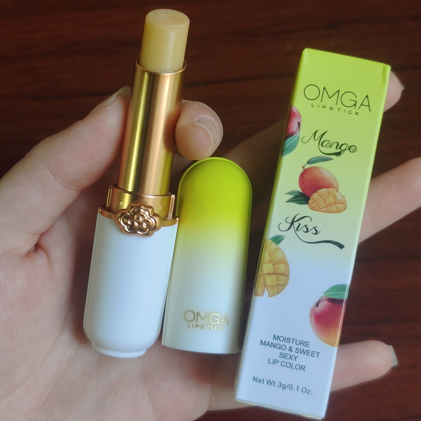 Nutritious Aloe Vera Honey Peach Strawberry Fruity Flavor Lipstick, Long Lasting Lip Balm For Moisturizing And Color Changing Lip Gloss Valentine's Day Gifts Contain Plant Squalane, Perfect Christmas Gift For Women.