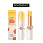 Nutritious Aloe Vera Honey Peach Strawberry Fruity Flavor Lipstick, Long Lasting Lip Balm For Moisturizing And Color Changing Lip Gloss Valentine's Day Gifts Contain Plant Squalane, Perfect Christmas Gift For Women.