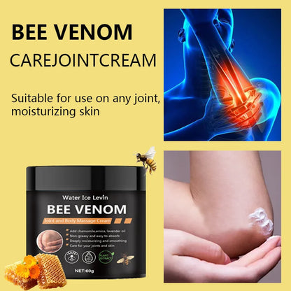 Bee Venom Muscle Massage Cream Contains Natural Ingredients Such as Beekeeping, Aloe Vera, Moisturizing, Caring for Skin, Locking Moisture, Making Soft and Delicate Skin, Moisturizing and Smoothing, Suitable for All Skin Type