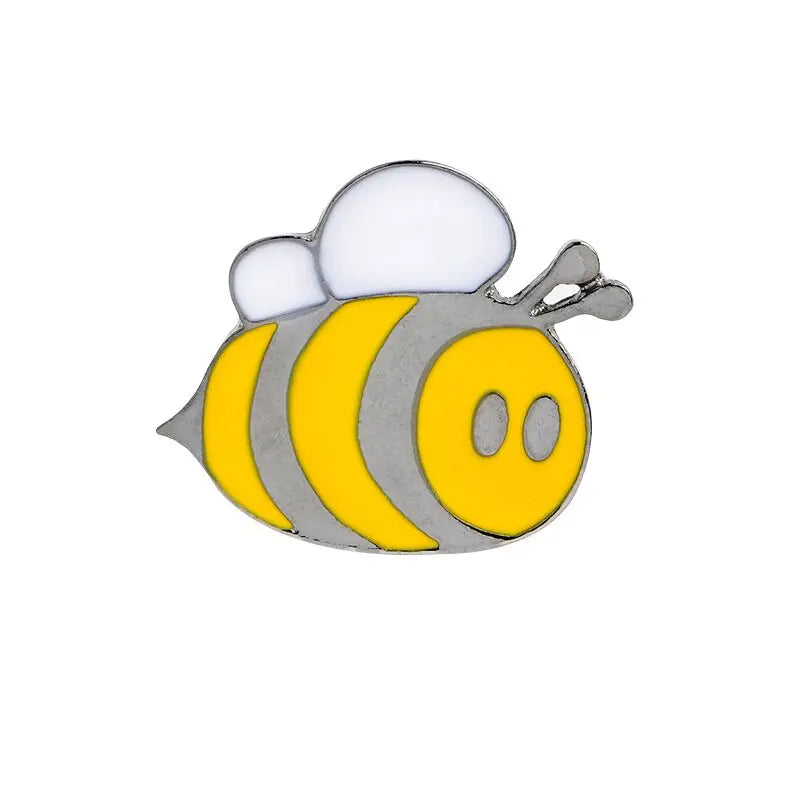 Bee Set Homophonic Be Kind Save Bee Enamel Pins Brooches Bag Clothes Lapel Pin Pink Blue Round Badge Honey Bee Jewelry Gifts