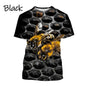 Insect Bee Graphic T Shirt for Men 3D Hive Honey Honeycomb Printing Tee Shirts Kawaii Cute Kids y2k Tops Womens Clothing T-shirt
