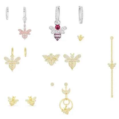 LI KI High Quality 925 Silver Bee Earrings In A Variety Of Stylish And Elegant  Jewelry Gifts For Friends