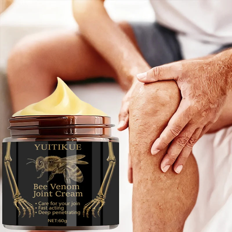 Bee Venom Joint Cream 60g - Fast-Acting Relief, Deep Moisturizing, Non-Sticky & Easy Absorption for Joint Care