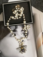 Luxury Handmade Elastic Pearl Bee  Bracelet Bangle Jewelry For Women Party Gift