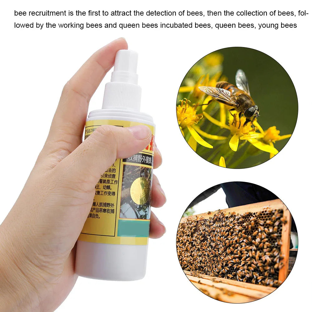 100ml Honey Bee Attractant Lure Catching Bait Swarm Gel Lure Bee Collecting Bee Water