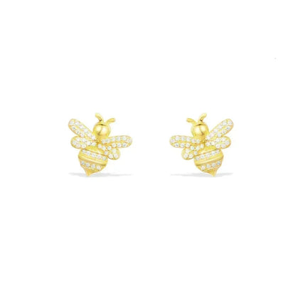 LI KI High Quality 925 Silver Bee Earrings In A Variety Of Stylish And Elegant  Jewelry Gifts For Friends