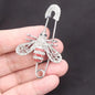 Luxury Full Crystal Gold Color Bee Brooches For Woman Shiny Hollow Bee Brooch Pin For Coat Scraf Fine Jewelry