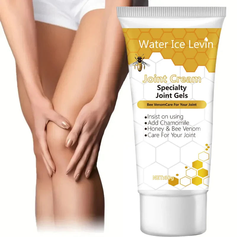 Bee Venom Joint Cream - Hypoallergenic and Soothing Moisturizing Lotion with a Light Fragrance for All Skin Types