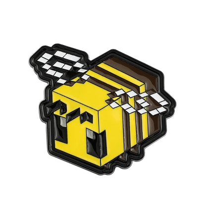 Cartoon Game Enamel Pin Custom Insect Bee Animal Brooch Clothes Bag Lapel Badge Cartoon Pin Jewelry Gift Wholesale