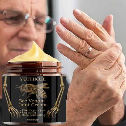 Bee Venom Joint Cream 60g - Fast-Acting Relief, Deep Moisturizing, Non-Sticky & Easy Absorption for Joint Care