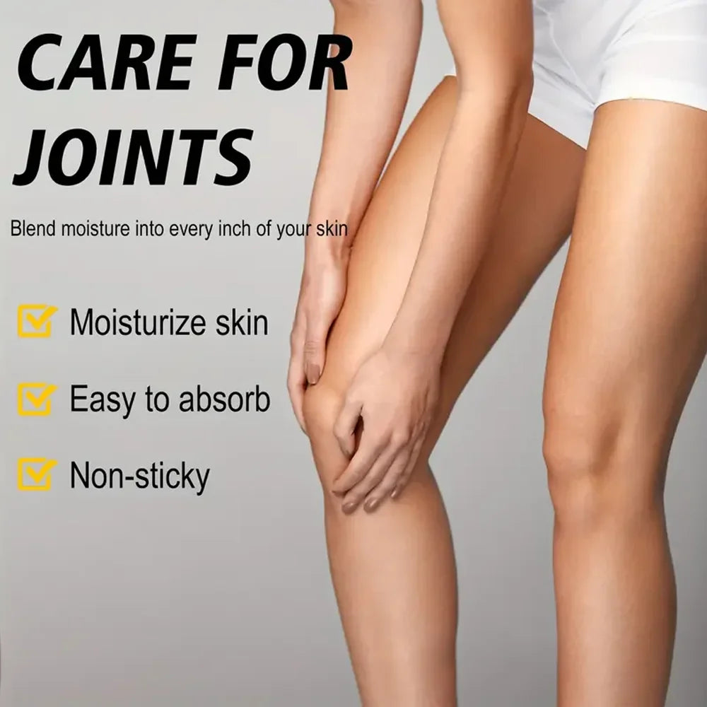 Bee Venom Joint Cream 60g - Fast Warming Relief for Knees/Elbows/Shoulders, Multi-Part Moisturizing, Non-Sticky