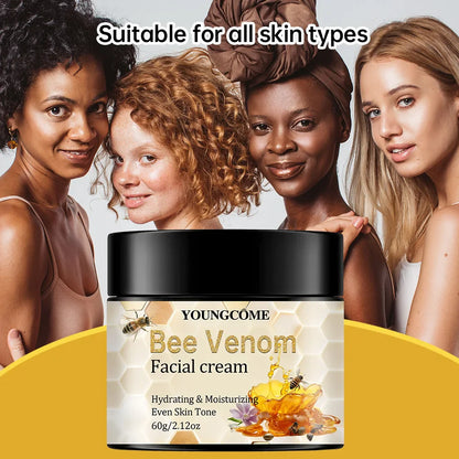 Bee Venom Cream Relieves Redness Repair Damage Skin Strengthens Skin Barrier Deep Moisturizing Skin Care Nourishing Body Cream