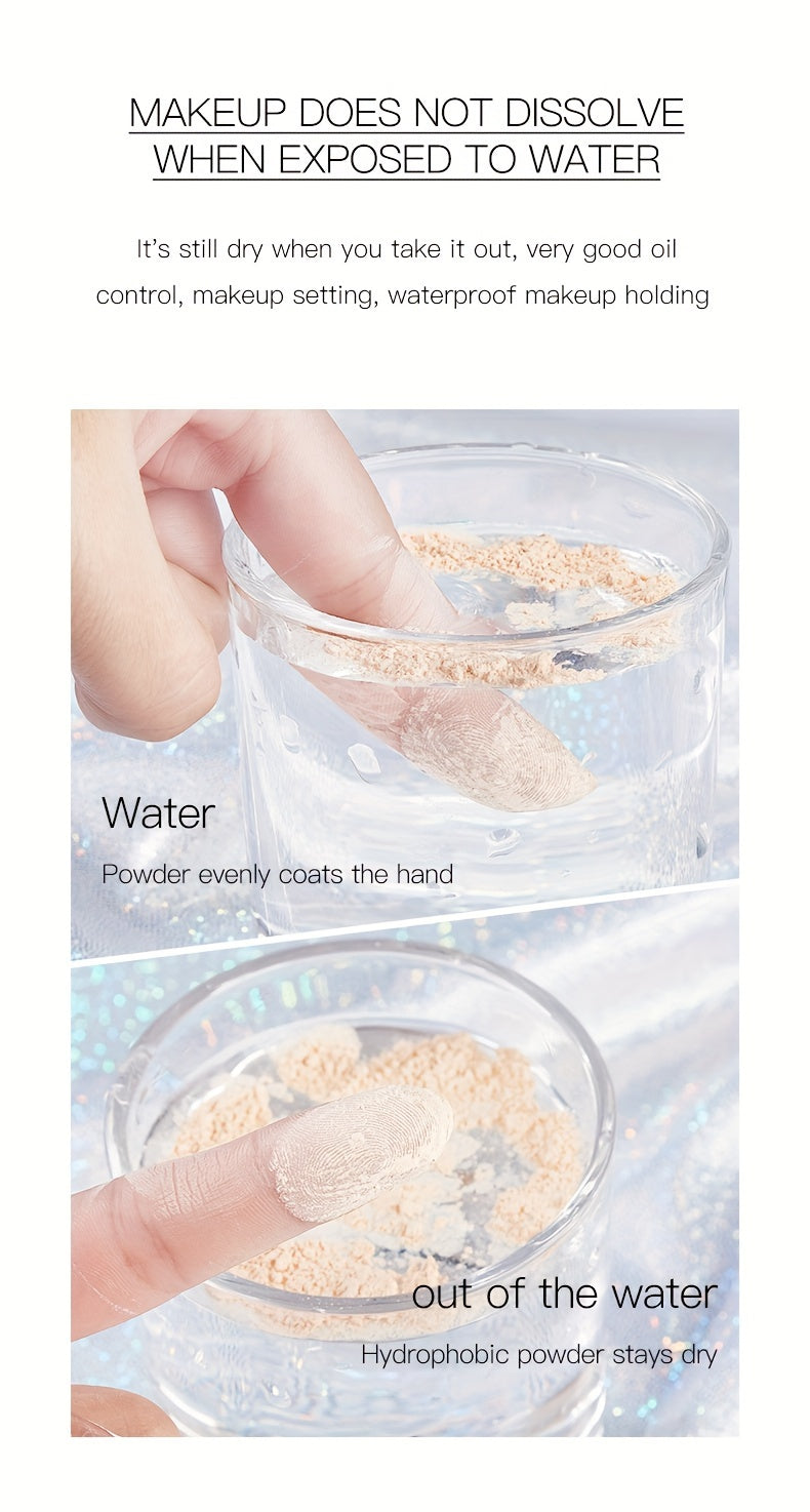 HEYXI Han Yuanxi Air Makeup Powder Loose Powder Honey Powder Oil Control Capacity Concealer Waterproof Sweat-proof Makeup Valentine's Day Gift