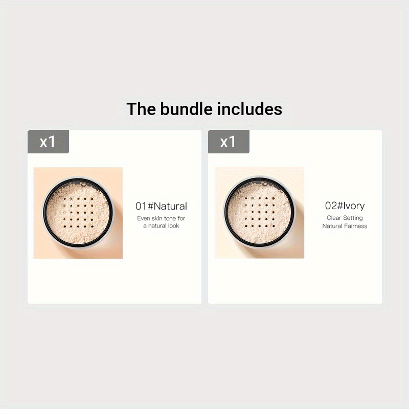 HEYXI Han Yuanxi Air Makeup Powder Loose Powder Honey Powder Oil Control Capacity Concealer Waterproof Sweat-proof Makeup Valentine's Day Gift