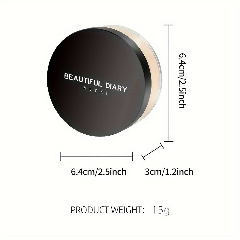 HEYXI Han Yuanxi Air Makeup Powder Loose Powder Honey Powder Oil Control Capacity Concealer Waterproof Sweat-proof Makeup Valentine's Day Gift
