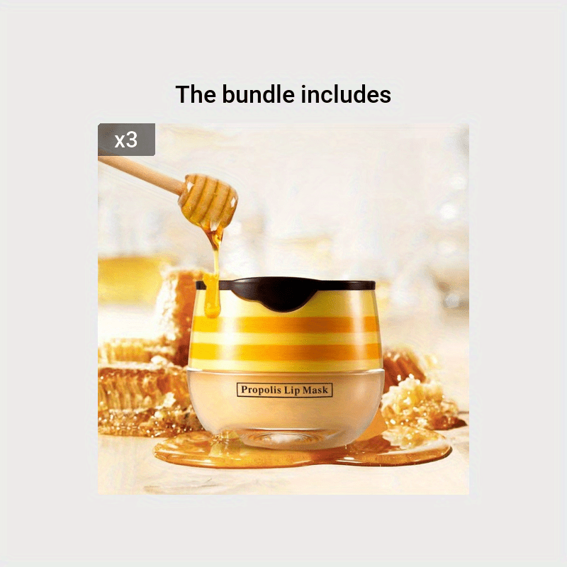 Bee Balm, Lip Balm Honey Pot, Smoothing Lip Lines, Hydrating And Moisturizing Dry And Cracked Lip Valentine's Day Gifts