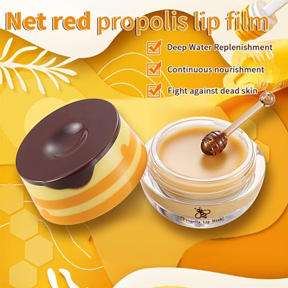 Bee Balm, Lip Balm Honey Pot, Smoothing Lip Lines, Hydrating And Moisturizing Dry And Cracked Lip Valentine's Day Gifts